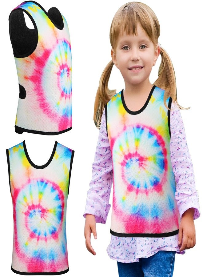Janmercy Compression Vest for Kids Boys Soft Breathable Compression Vest Girls Cute Comfort for Back to School Children(Tie Dye,Small) - Image 1